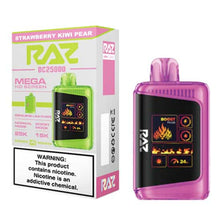 Strawberry Kiwi Pear Flavored Raz DC25000 Disposable Vape Device - 25K Puffs| eVape Kings