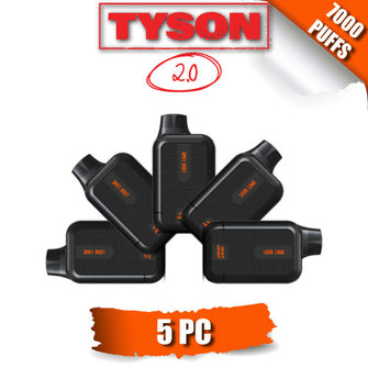 Tyson 2.0 Heavy Weight Disposable Vape Device [7000 Puffs] - 5PC