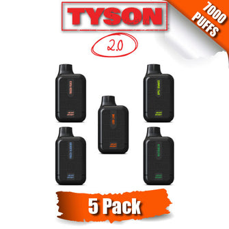 Tyson 2.0 Heavy Weight Disposable Vape Device | 7000 Puffs - 5PK