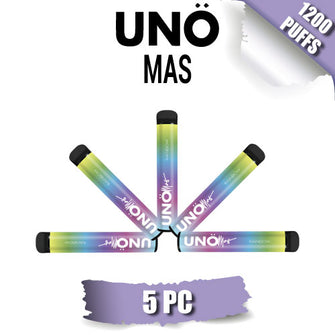 Uno Mas Disposable Vape Device [1200 Puffs] - 5PC