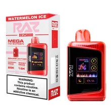 Watermelon Ice Flavored Raz DC25000 Disposable Vape Device - 25K Puffs| eVape Kings