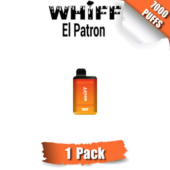 Whiff El Patron Disposable Vape Device by Scott Storch [7000 Puffs] - 1PC
