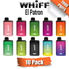 Whiff El Patron Disposable Vape Device by Scott Storch [7000 Puffs] - 10PK