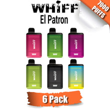 Whiff El Patron Disposable Vape Device by Scott Storch [7000 Puffs] - 6PK