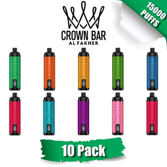 Al Fakher Crown Bar Disposable Vape Device [15000 Puffs] - 10PK