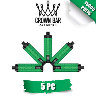 Al Fakher Crown Bar Disposable Vape Device [15000 Puffs] - 5PC