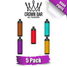 Al Fakher Crown Bar Disposable Vape Device [8000 Puffs] - 5PK