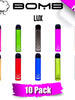 Bomb LUX Disposable Vape [2800 Puffs] - 10PK