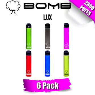 Bomb LUX Disposable Vape [2800 Puffs] - 6PK