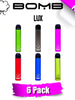 Bomb LUX Disposable Vape [2800 Puffs] - 6PK