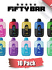 Fifty Bar Disposable Vape Device [6500 Puffs] - 10PK