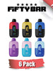 Fifty Bar Disposable Vape Device [6500 Puffs] - 6PK