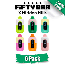 Fifty Bar X Hidden Hills Disposable Vape Device [20000 Puffs] - 6PK