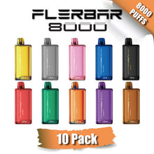 FLERBAR 8000 Disposable Vape Device [8000 Puffs] - 10PK