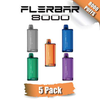 FLERBAR 8000 Disposable Vape Device [8000 Puffs] - 5PK