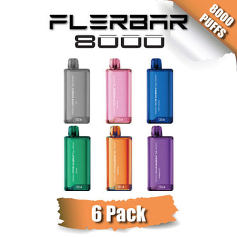 FLERBAR 8000 Disposable Vape Device [8000 Puffs] - 6PK