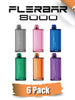 FLERBAR 8000 Disposable Vape Device [8000 Puffs] - 6PK