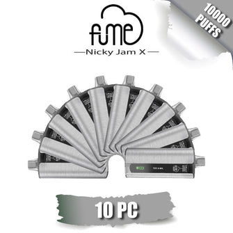 Fume Nicky Jam x Disposable Vape Device [10000 Puffs] - 10PC