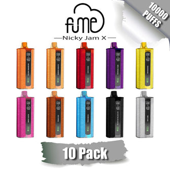 Fume Nicky Jam x Disposable Vape Device [10000 Puffs] - 10PK