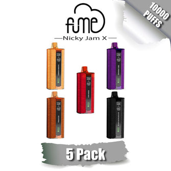 Fume Nicky Jam x Disposable Vape Device [10000 Puffs] – 5PK