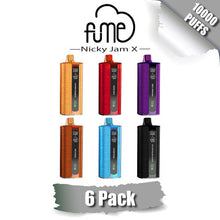 Fume Nicky Jam x Disposable Vape Device [10000 Puffs] - 6PK