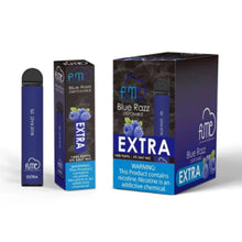 FUME EXTRA VAPE FLAVORED Blue Razz 1500 Puffs - 10PK
