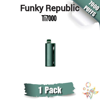 Funky Republic Ti7000 by EB Design Disposable Vape Device [7000 Puffs] - 1PC