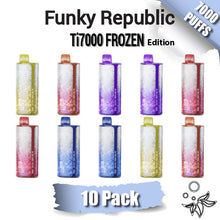 Funky Republic Ti7000 Frozen Edition Disposable Vape Device [7000 Puffs] - 10PK