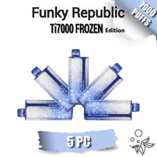 Funky Republic Ti7000 Frozen Edition Disposable Vape Device [7000 Puffs] - 5PC