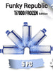 Funky Republic Ti7000 Frozen Edition Disposable Vape Device [7000 Puffs] - 5PC