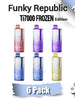 Funky Republic Ti7000 Frozen Edition Disposable Vape Device [7000 Puffs] - 6PK