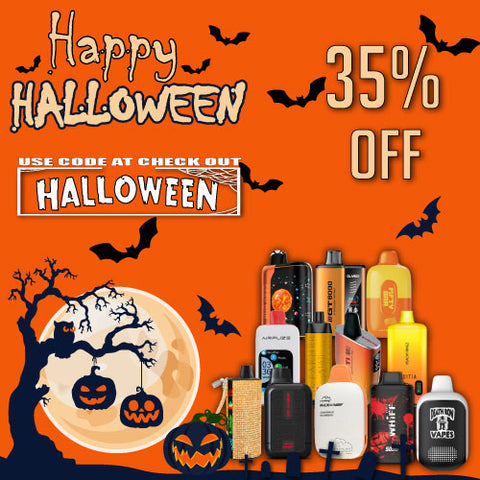 HALLOWEEN SALE LESS 35% ON ALL VAPES