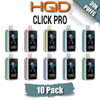 HQD Click Pro Disposable Vape Device [30,000 Puffs] - 10PK