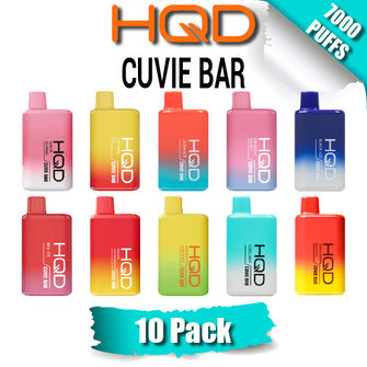 HQD Cuvie Bar Disposable Vape Device [7000 Puffs] - 10PK