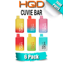 HQD Cuvie Bar Disposable Vape Device [7000 Puffs] - 6PK