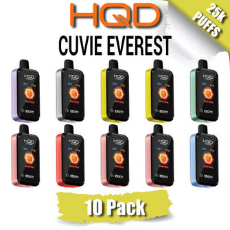 HQD Cuvie Everest Disposable Vape Device | 25000 Puffs - 10PK