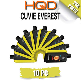 HQD Cuvie Everest Disposable Vape Device | 25000 Puffs – 10PC