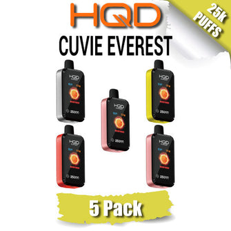 HQD Cuvie Everest Disposable Vape Device | 25000 Puffs – 5PK
