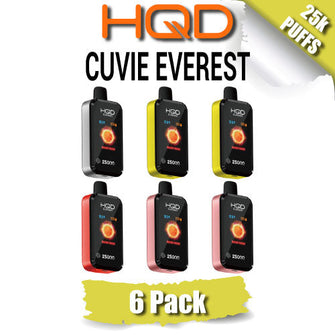 HQD Cuvie Everest Disposable Vape Device | 25000 Puffs - 6PK