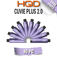 HQD Cuvie Plus 2.0 Disposable Vape Device [9000 Puffs] - 10PC