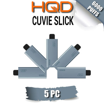 HQD Cuvie Slick Disposable Vape Device [6000 Puffs] - 5PC