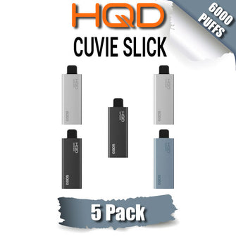HQD Cuvie Slick Disposable Vape Device [6000 Puffs] - 5PK