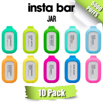 insta Bar Jar Disposable Vape Device | 5000 Puffs – 10PK evapekings.com