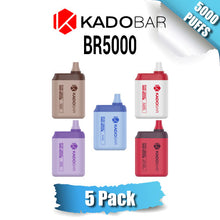 Kado Bar BR5000 Disposable Vape Device [5000 Puffs] - 5PK