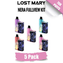 Lost Mary Nera Fullview Disposable Vape Kit | 70k Puffs - 5PK