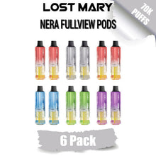 Lost Mary Nera Fullview Disposable Vape Pods (Pack of 2) | 70k Puffs - 6PK