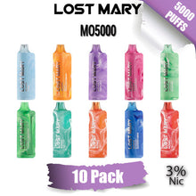 Lost Mary MO5000 3% Nic Disposable Vape Device [5000 Puffs] - 10PK