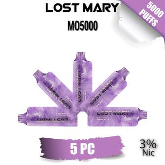 Lost Mary MO5000 3% Nic Disposable Vape Device [5000 Puffs] - 5PC