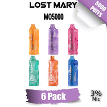 Lost Mary MO5000 3% Nic Disposable Vape Device [5000 Puffs] - 6PK