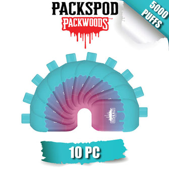 Packspod by Packwoods Disposable Vape Device [5000 Puffs] - 10PC